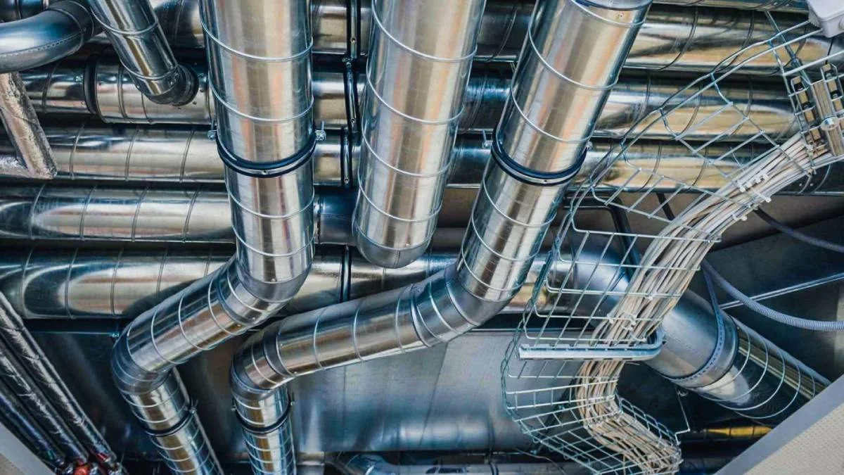 Spiral duct installation